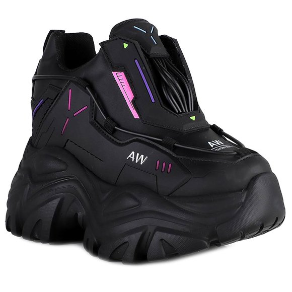 NEW Anthony Wang Watermelon 04 X Machina Platform Sneakers - Picture 4 of 6